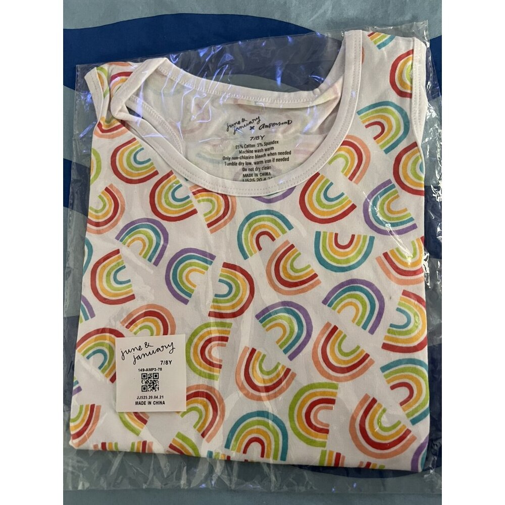 June & January X Ampersand Rainbow Tank Size 7/8